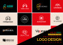 do outstanding flat modern minimalist logo design